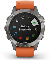 battery save mode garmin fenix 6 pro